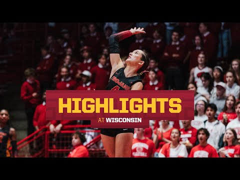 USC Women's Volleyball vs No. 9 Wisconsin Highlights | Trojans win 3-1