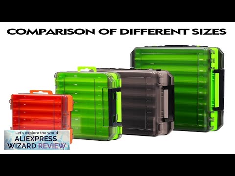 Double-Sided Waterproof Fishing Tackle Box Fish Hook Fishing Lure Bait Storage Case Review