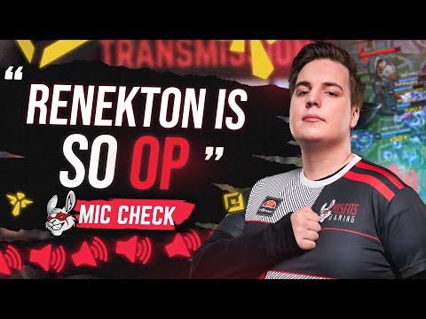 "RENEKTON IS SO OP" Misfits Playoffs LEC comms