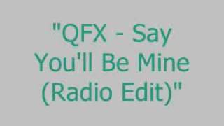 QFX Say You'll Be Mine Radio Edit