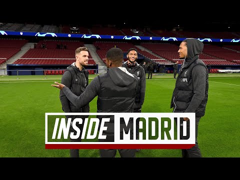 馬德里內部。紅軍抵達歐冠16強戰｜馬競VS利物浦 (Inside Madrid: Reds arrive for Champions League Last 16 tie | Atletico vs Liverpool)