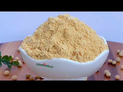 HOW TO MAKE SOY BEANS POWDER/EASY HOMEMADE PROTEIN POWDER