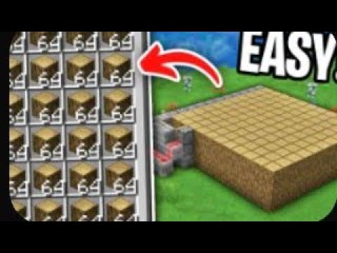 The fastest and easiest way to get wood in Minecraft 