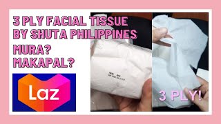 3 PLY FACIAL TISSUE TABLE NAPKINS BY SHUTA PHILIPPINES MURA AT MAKAPAL NA TISSUE LAZADA SHUTA