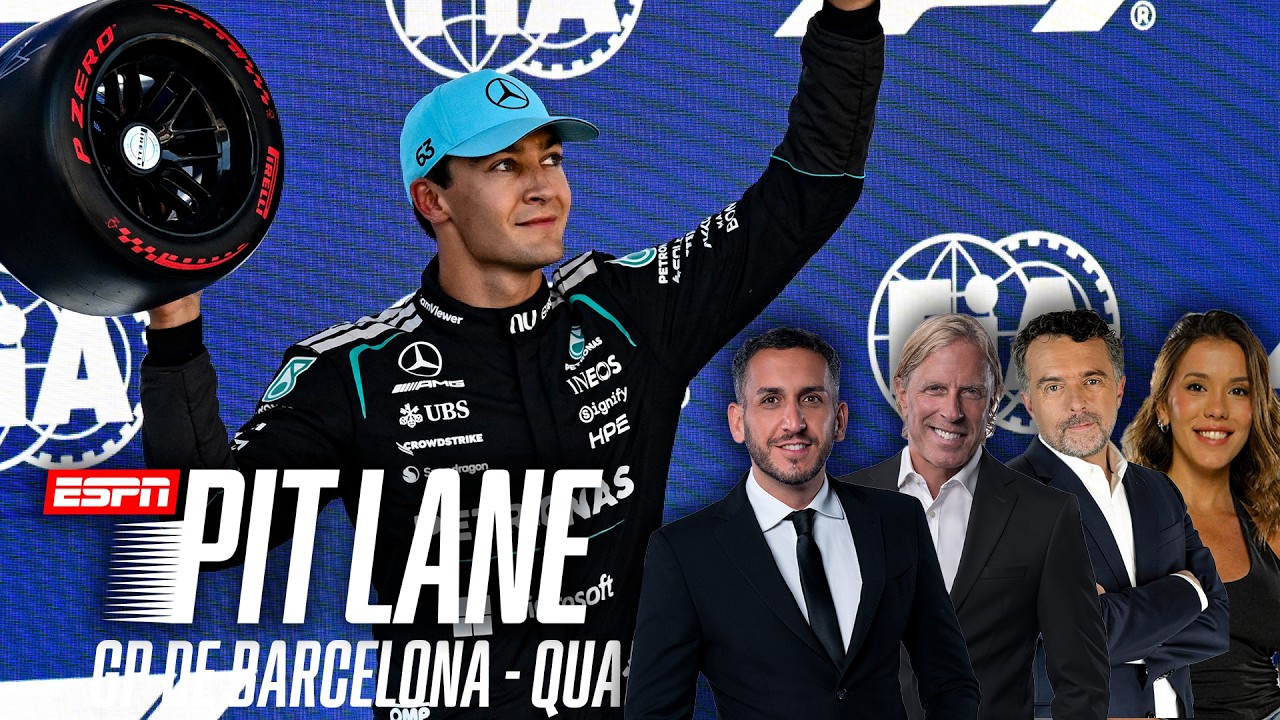 GEORGE ESTÁ DE VUELTA: RUSSELL VOLÓ Y SE QUEDÓ CON LA POLE EN BARCELONA | ESPN PIT LANE