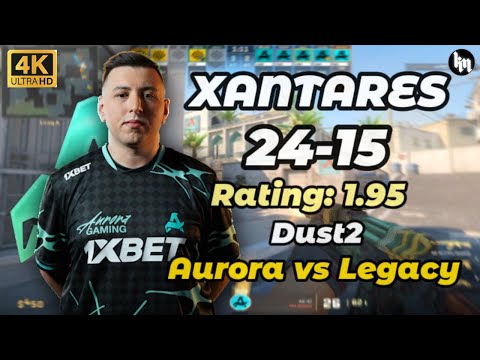 XANTARES (24-15) Aurora vs Legacy (Dust2) | PGL Masters Bucharest 2025 #cs2 #xantares