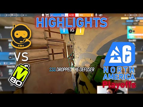 WINNER TO MAJOR! SSG vs M80 - HIGHLIGHTS - Playoffs - NAL 2023 Stage 1 - R6 Esport