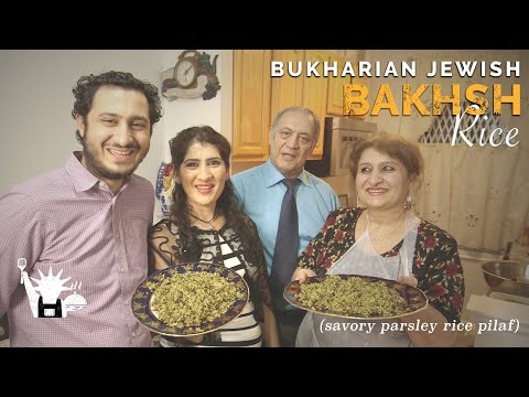 Native Dish: Bukharian Jewish Bakhsh Rice - NYC Immigrant Cuisine: Manashe Khaimov