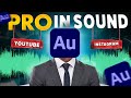How To Make Your VOICE Audio Better In Adobe Audition Audio Editing