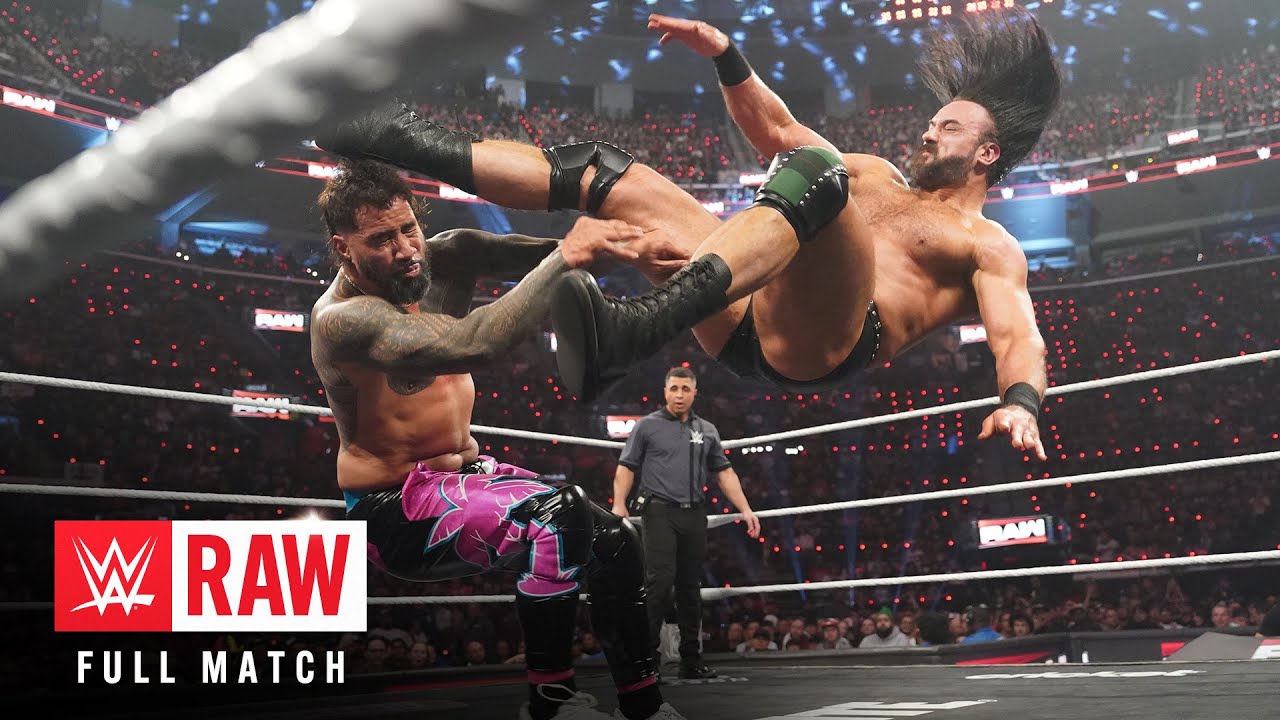 FULL MATCH: Jey Uso vs. Drew McIntyre: Raw on Netflix premiere, Jan. 6, 2025