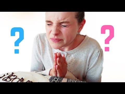 BABY GENDER REVEAL *emotional* 4 KIDS EAT GENDER REVEAL CAKE Video