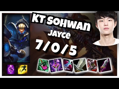 SoHwan Jayce Top 11.1 Challenger S11 Gameplay (7/0/5) - KOREAN