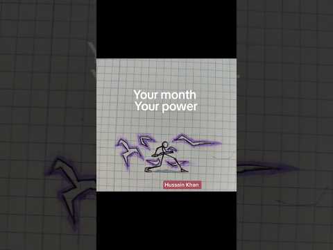 Your month your power #drawmaster #stickman