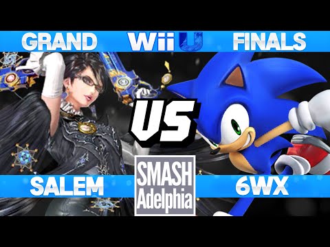 Smashadelphia 2 - Salem (Bayonetta) vs 6WX (Sonic) - SSB4 Grand Finals - Smash Wii U