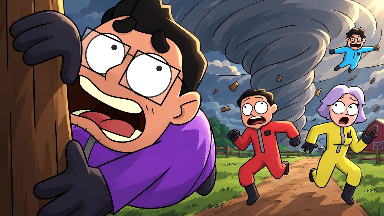 ASUSTÉ A MIS AMIGOS CON UN TORNADO GIGANTE