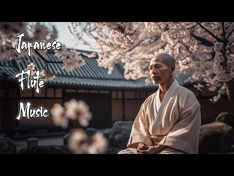 Zen in the Cherry Blossom Garden - Japanese Flute Music - Japanese Zen Music For Meditation