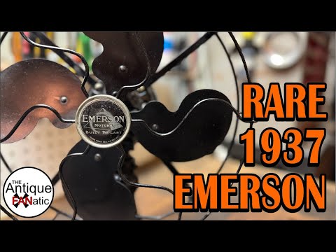 Emerson DC-Ventilator von 1937 – Selten, schwer und noch funktionsfähig #Antiquität #Ventilator #...