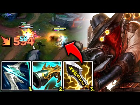 JHIN TOP LITERALLY DELETES ENEMIES AT MAX HEALTH (HILARIOUS) - S13 Jhin TOP Gameplay Guide
