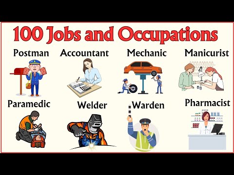 Lesson 42: List of 100 Jobs and Occupations Names in English | Listen and Practice #english