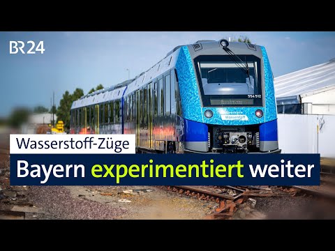 Wasserstoff-Züge im Testbetrieb | BR24