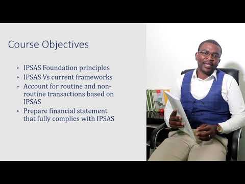 IPSAS Course Introductory Video