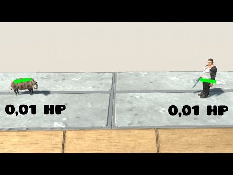 0,01 HP Random Tournament - Animal Revolt Battle Simulator