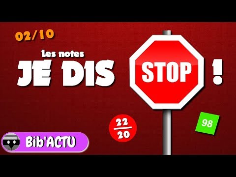 LA NOTATION DANS LE JEU VIDÉO : JE DIS STOP ! Bib'ACTU #37