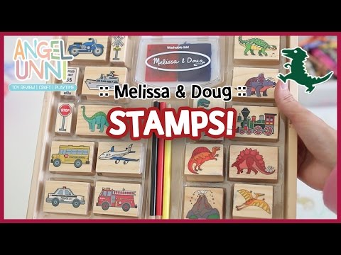 Melissa & Doug Dinosaur Stamp Set video