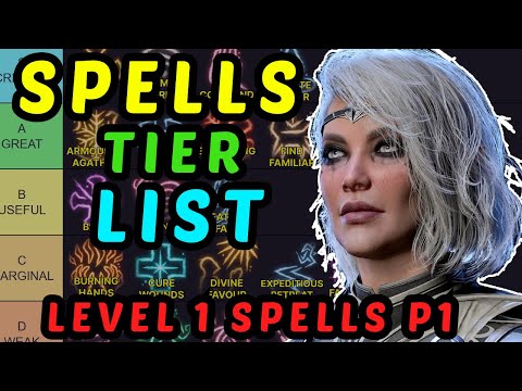 ULTIMATE SPELLS GUIDE - [Updated] BG3 Spells Tier List - Level 1 Part 1