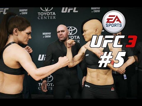 UFC 3 Women's Bantamweight Career Mode Walkthrough Part 5 - RIVAL FIGHT! (Lets Play Commentary)