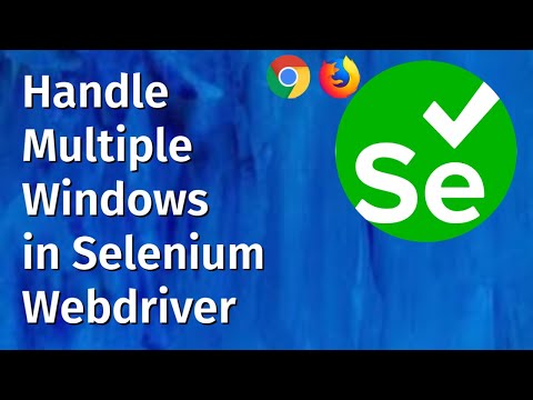 Selenium Tutorial for Beginners 13 How to handle multiple windows in Selenium