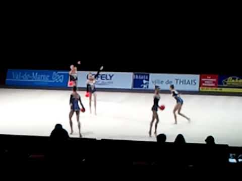 UKRAINE 5 balls - 2011 Thiais Groups AA (poor quality)