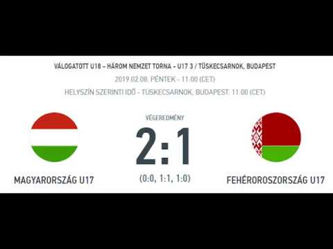 HNT - HUN U17 - BLR U17 2-1 20190208 highlights
