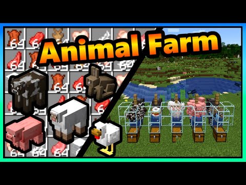 Minecraft Nano Animal Farm 1.20 - 1.21+ | Full Animal Farm Guide Easy