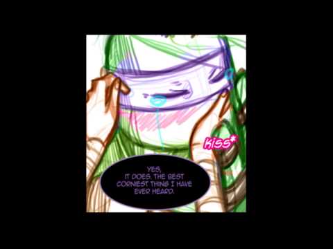 TMNT 2012 Donnie and April Mini Comic