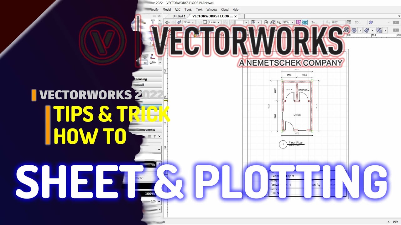 Vectorworks 2022 Creating Sheet And Plotting Tutorial