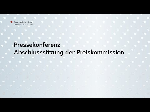 PK nach Abschlusssitzung der Preiskommission