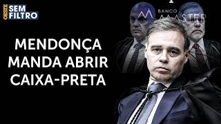 ESCÂNDALO MASTER: Mendonça dá 60 dias para PF entregar relatório sobre investigação