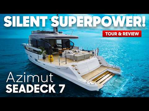 Can a Yacht Be Eco-Luxury? Azimut Seadeck 7 Says YES - Tour & Review