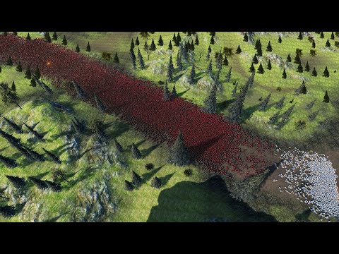 1,000 Soul Tyrant Vs 20,000 Spartans Ultimate Epic Battle Simulator UEBS