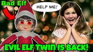 My Elf On The Shelf Is Evil?? Elf's Evil Twin Is Back! Mom Touched The Elf Part 2