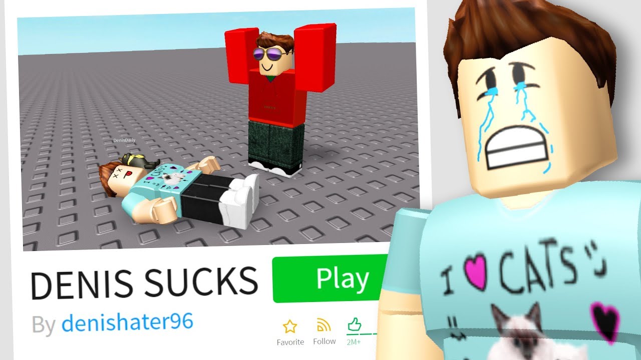 Playing a DENIS HATE GAME in Roblox