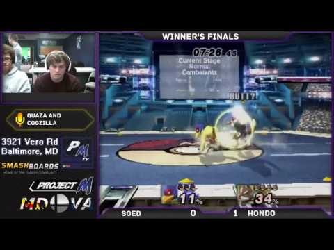 Project M @ Xanadu 11/28/16 Winners Finals - Hondo (Fox) vs See My Ganon (Falco, Ganon)