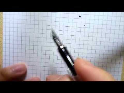 Gillott's 303 dip nib fitted to a Noodler's piston pen - A test