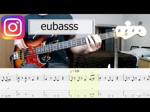 Patti Smith Group - Because the Night BASS COVER + PLAY ALONG TAB + SCORE
