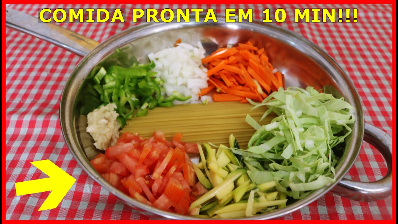 CHEGOU CANSADO DO SERVIÇO?? FAÇA ESSA COMIDA FÁCIL E GOSTOSA PRONTA  EM 10 MINUTOS!!!