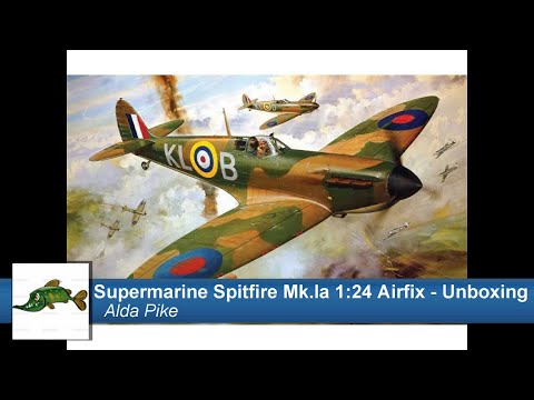 AIRFIX ® 1:24 Supermarine Spitfire MK.1A modèle d'avion kit WW2 avion A12001V