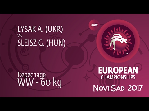 Repechage WW - 60 kg: A. LYSAK (UKR) df. G. SLEISZ (HUN), 7-0