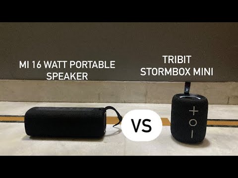 Tribit Stormbox  mini vs Mi 16 watt portable bluetooth speaker 🔥🔥