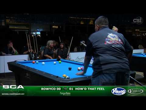 2017 BCAPL Nationals - Women's 8-Ball Platinum Teams: Rowyco vs How'd That Feel Set 1